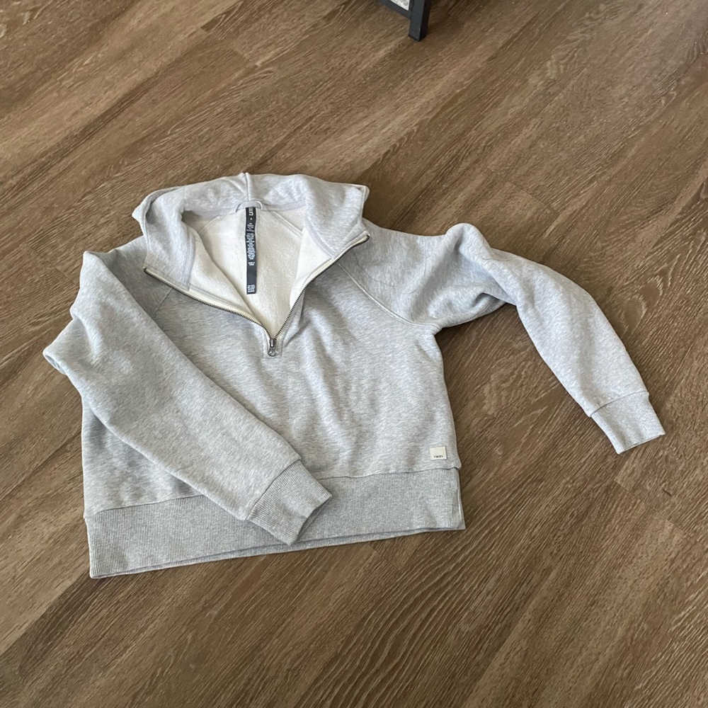 Vuori Gray Half-Zip Hoodie
